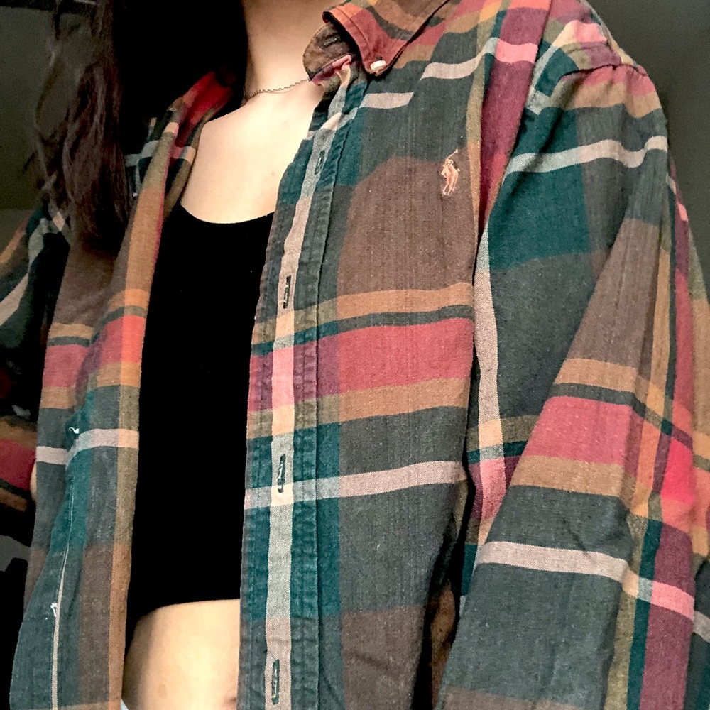 Plaid Polo